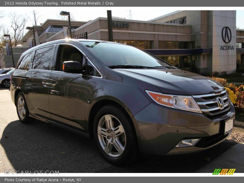 Polished Metal Metallic / Gray 2013 Honda Odyssey Touring