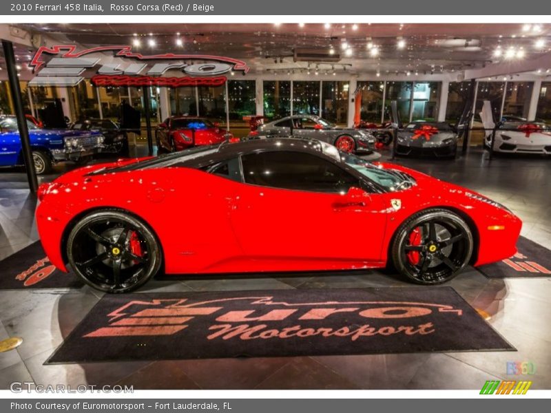 Rosso Corsa (Red) / Beige 2010 Ferrari 458 Italia