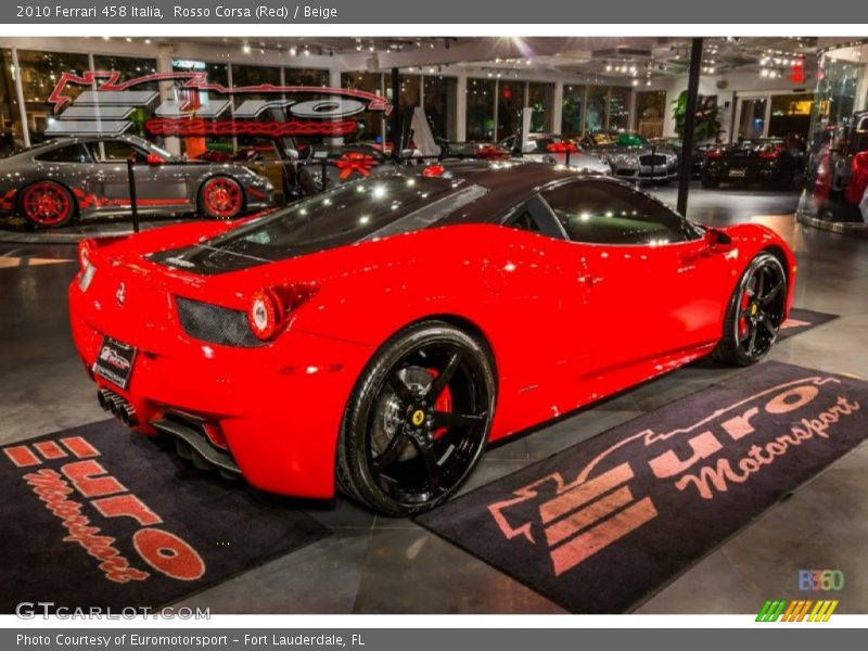 Rosso Corsa (Red) / Beige 2010 Ferrari 458 Italia