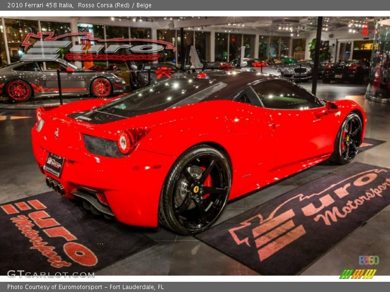 Rosso Corsa (Red) / Beige 2010 Ferrari 458 Italia