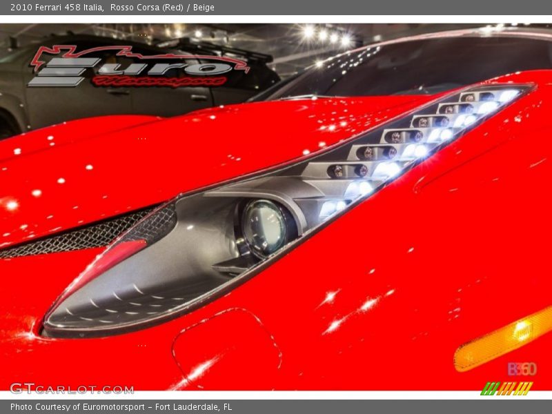 Rosso Corsa (Red) / Beige 2010 Ferrari 458 Italia