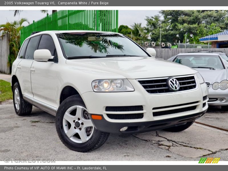 Campanella White / Pure Beige 2005 Volkswagen Touareg V6