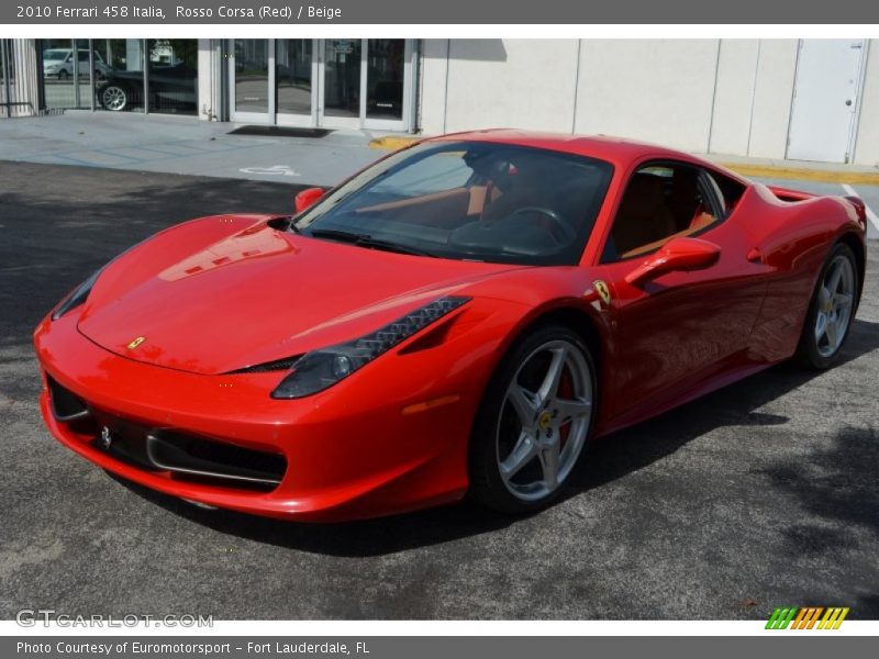 Rosso Corsa (Red) / Beige 2010 Ferrari 458 Italia