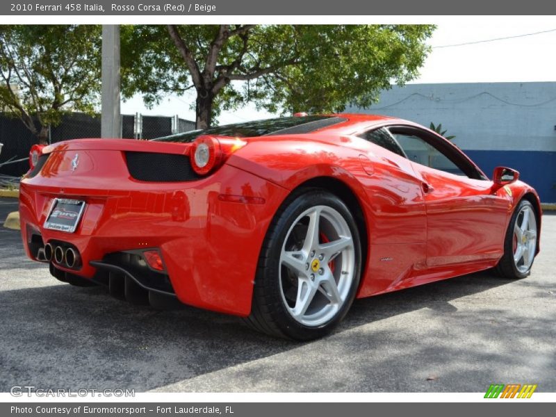 Rosso Corsa (Red) / Beige 2010 Ferrari 458 Italia