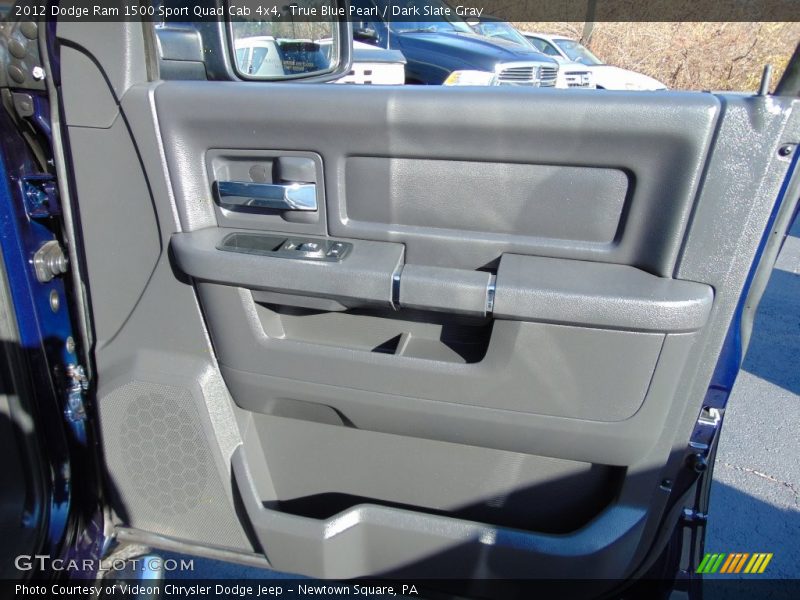 True Blue Pearl / Dark Slate Gray 2012 Dodge Ram 1500 Sport Quad Cab 4x4