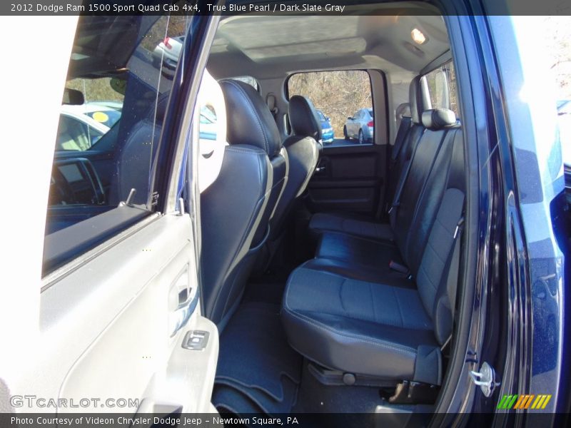 True Blue Pearl / Dark Slate Gray 2012 Dodge Ram 1500 Sport Quad Cab 4x4