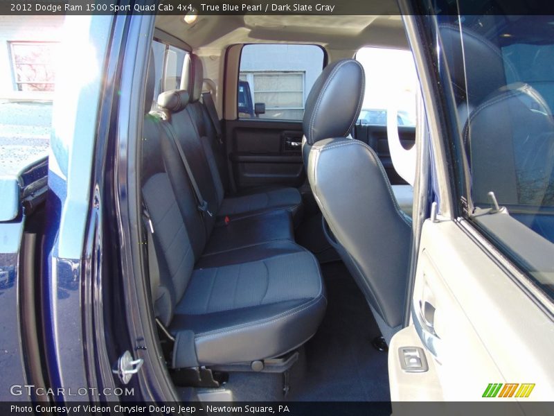 True Blue Pearl / Dark Slate Gray 2012 Dodge Ram 1500 Sport Quad Cab 4x4