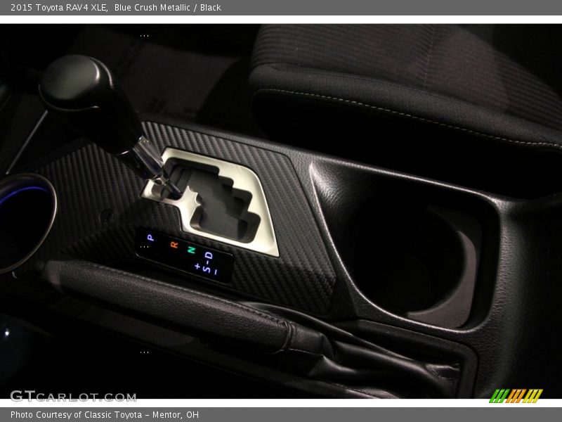 Blue Crush Metallic / Black 2015 Toyota RAV4 XLE