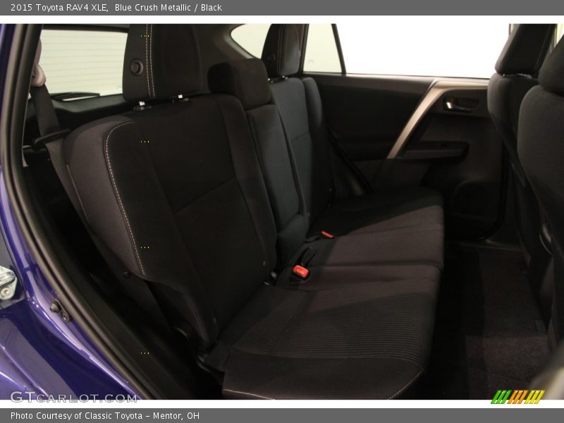 Blue Crush Metallic / Black 2015 Toyota RAV4 XLE