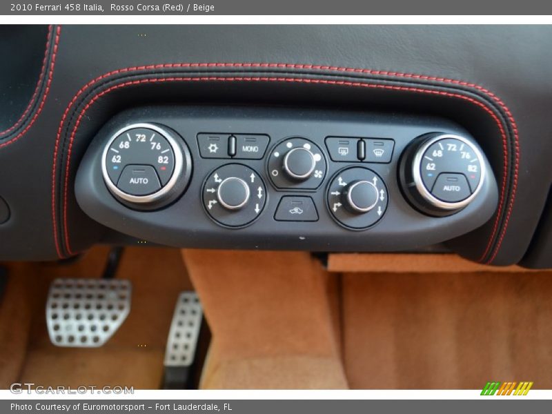 Controls of 2010 458 Italia