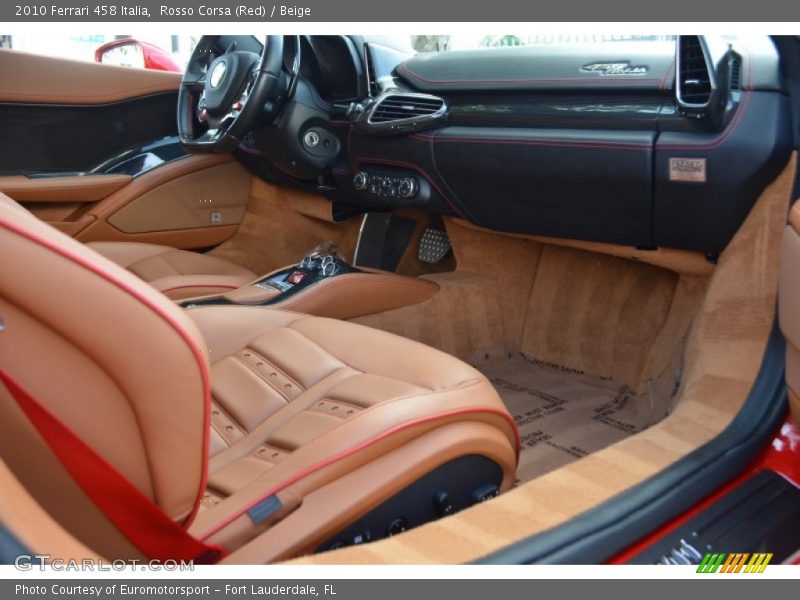 Rosso Corsa (Red) / Beige 2010 Ferrari 458 Italia