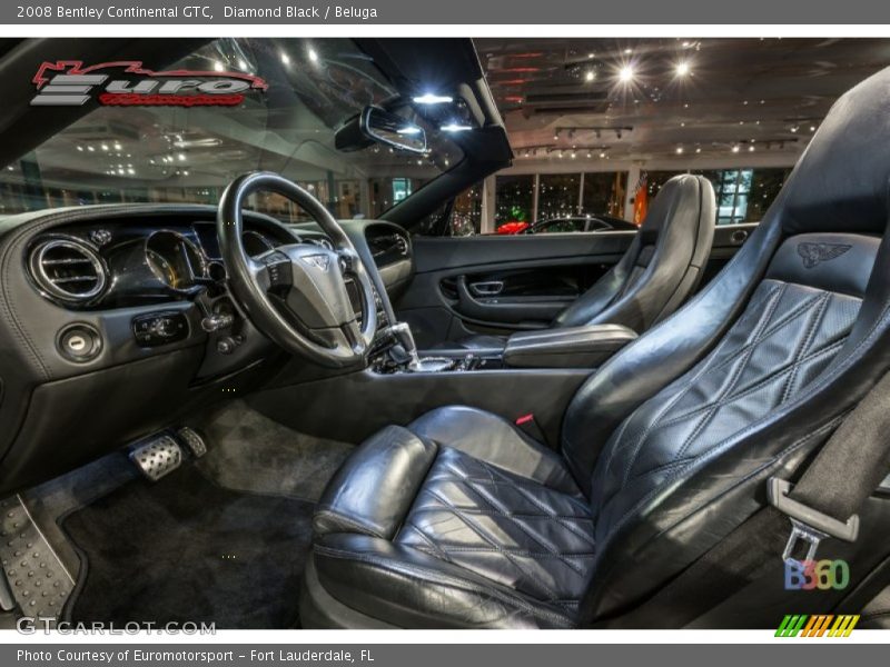 Diamond Black / Beluga 2008 Bentley Continental GTC
