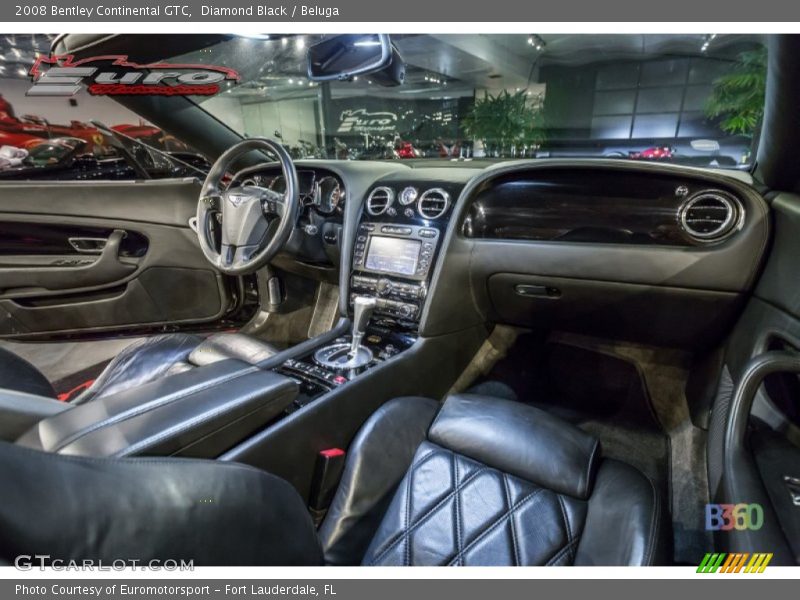 Diamond Black / Beluga 2008 Bentley Continental GTC