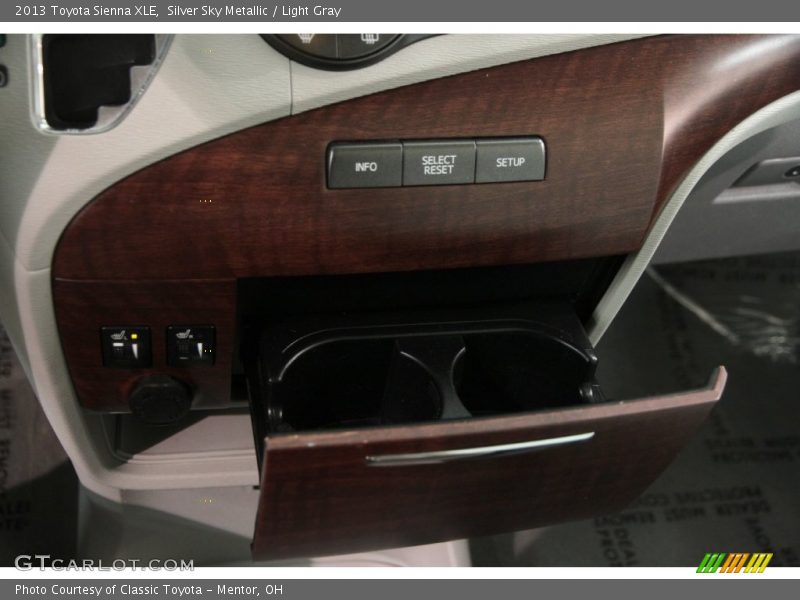Silver Sky Metallic / Light Gray 2013 Toyota Sienna XLE