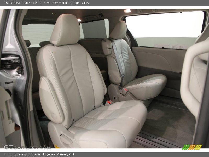 Silver Sky Metallic / Light Gray 2013 Toyota Sienna XLE
