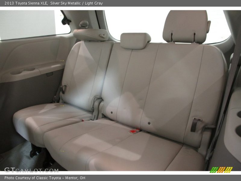 Silver Sky Metallic / Light Gray 2013 Toyota Sienna XLE