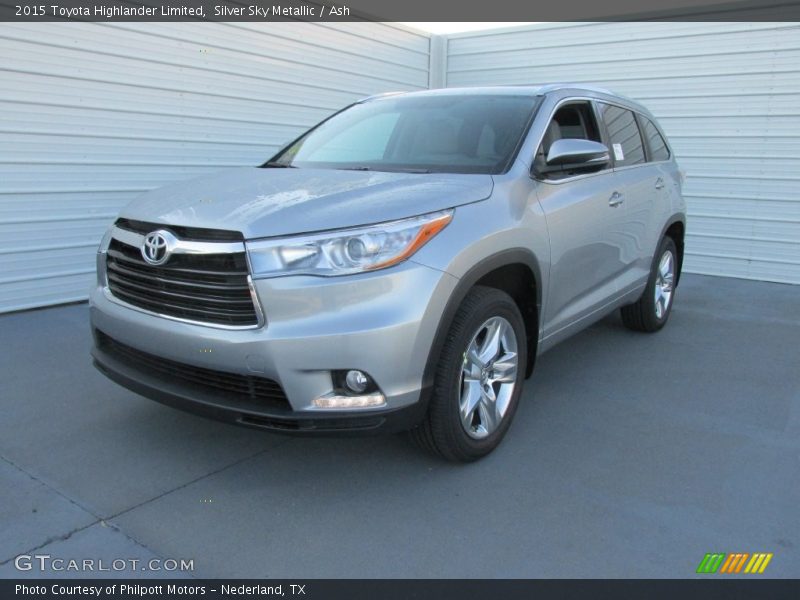 Silver Sky Metallic / Ash 2015 Toyota Highlander Limited