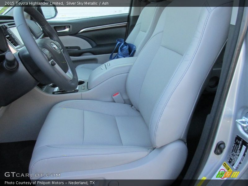 Silver Sky Metallic / Ash 2015 Toyota Highlander Limited