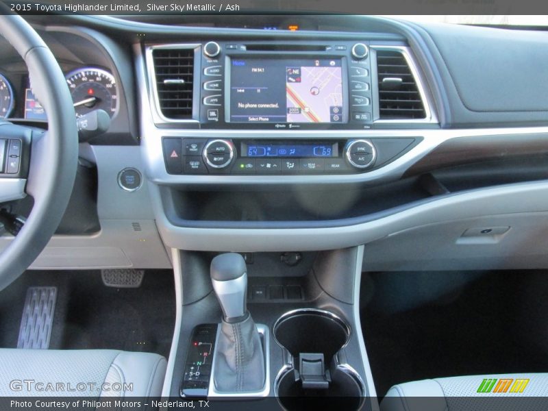 Silver Sky Metallic / Ash 2015 Toyota Highlander Limited