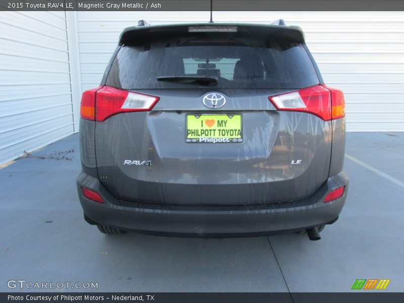 Magnetic Gray Metallic / Ash 2015 Toyota RAV4 LE