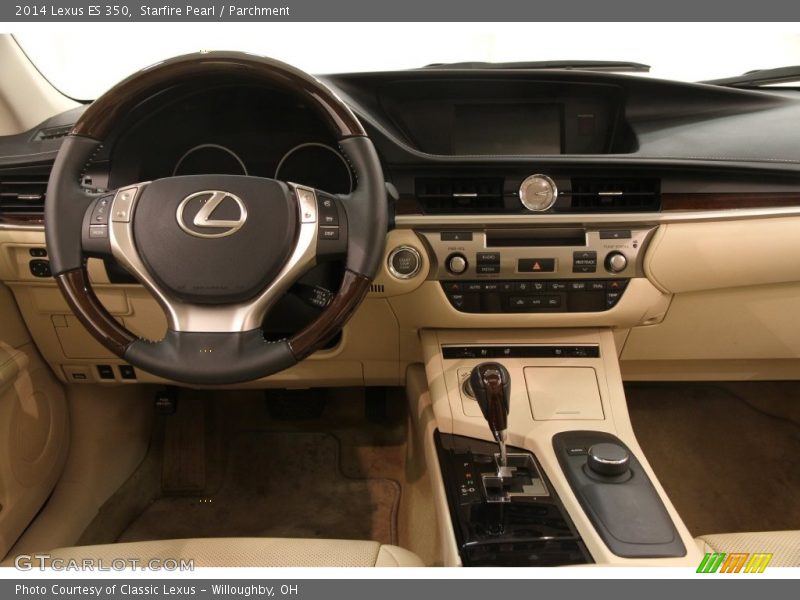 Starfire Pearl / Parchment 2014 Lexus ES 350