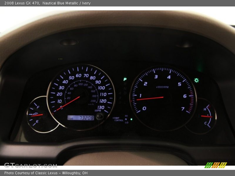 Nautical Blue Metallic / Ivory 2008 Lexus GX 470