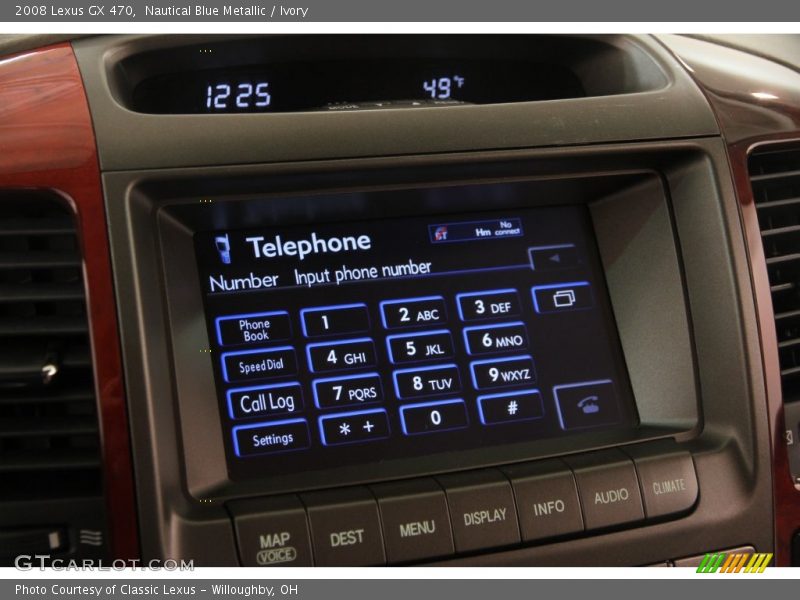 Nautical Blue Metallic / Ivory 2008 Lexus GX 470