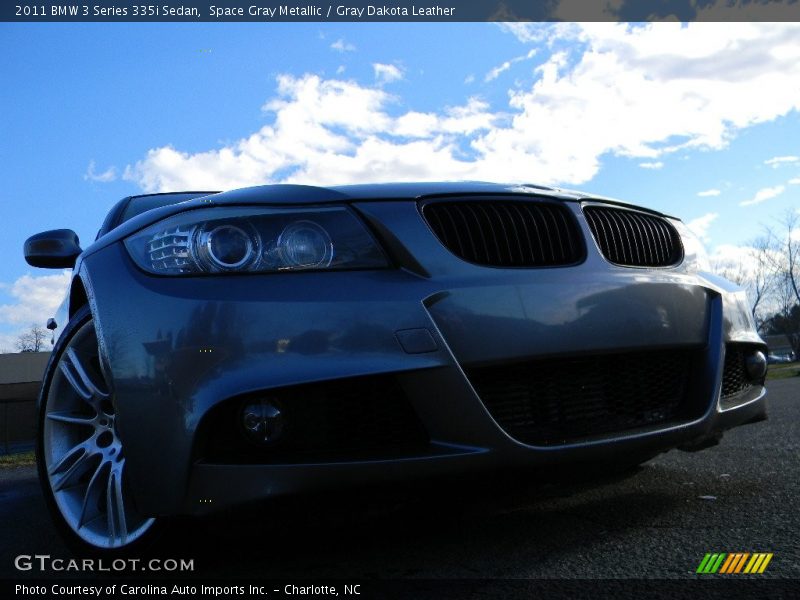 Space Gray Metallic / Gray Dakota Leather 2011 BMW 3 Series 335i Sedan