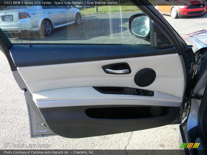 Space Gray Metallic / Gray Dakota Leather 2011 BMW 3 Series 335i Sedan