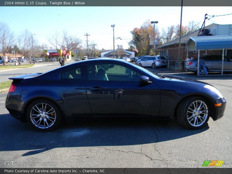 Twilight Blue / Willow 2004 Infiniti G 35 Coupe