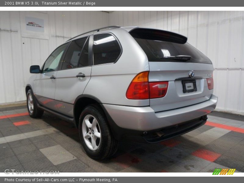 Titanium Silver Metallic / Beige 2001 BMW X5 3.0i