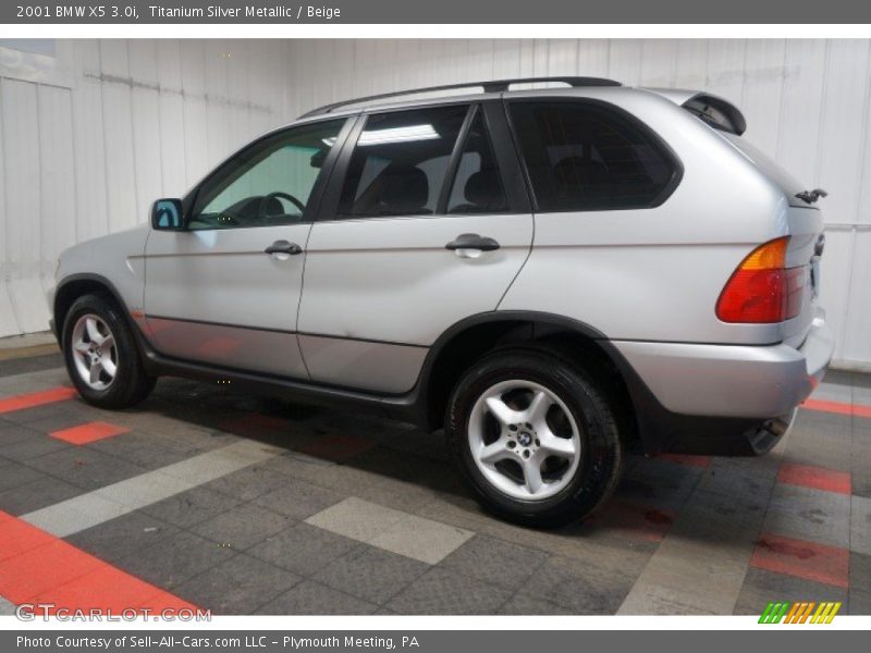 Titanium Silver Metallic / Beige 2001 BMW X5 3.0i