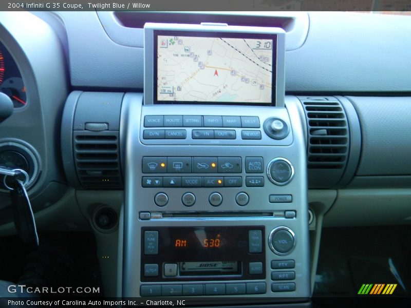 Twilight Blue / Willow 2004 Infiniti G 35 Coupe