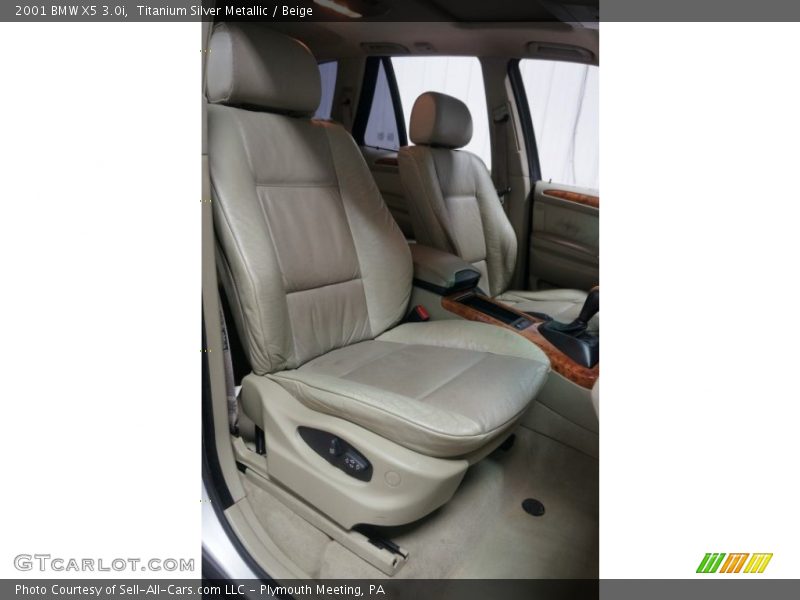Titanium Silver Metallic / Beige 2001 BMW X5 3.0i