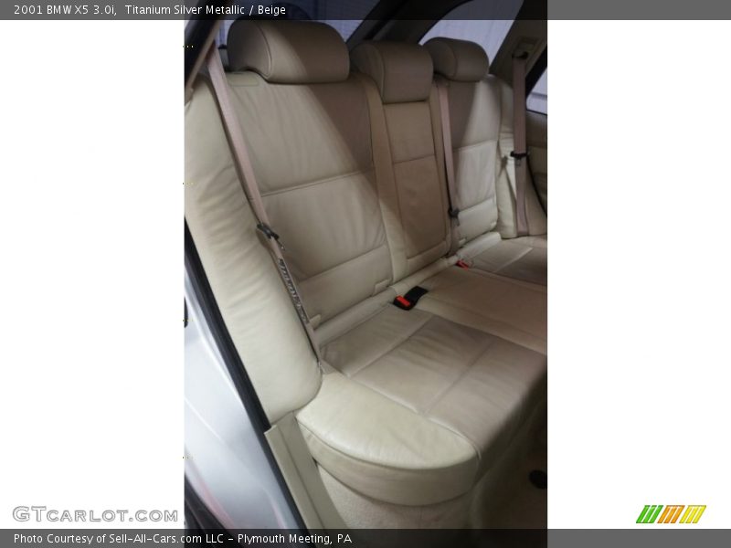 Titanium Silver Metallic / Beige 2001 BMW X5 3.0i
