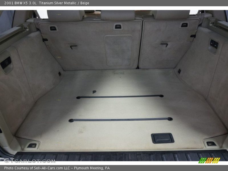 Titanium Silver Metallic / Beige 2001 BMW X5 3.0i