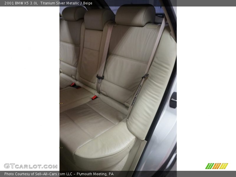 Titanium Silver Metallic / Beige 2001 BMW X5 3.0i