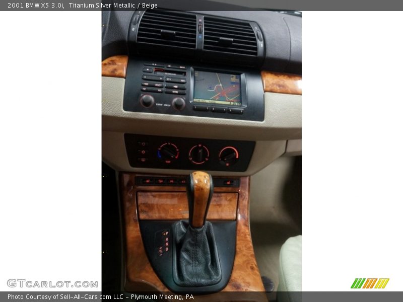 Titanium Silver Metallic / Beige 2001 BMW X5 3.0i