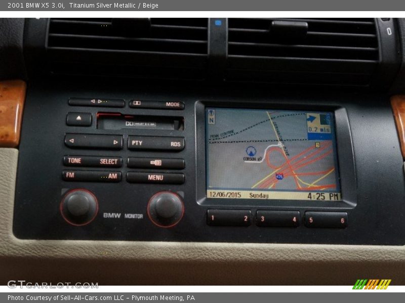 Titanium Silver Metallic / Beige 2001 BMW X5 3.0i