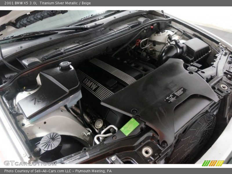 Titanium Silver Metallic / Beige 2001 BMW X5 3.0i