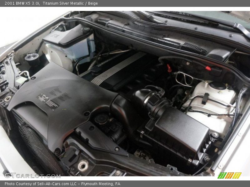 Titanium Silver Metallic / Beige 2001 BMW X5 3.0i