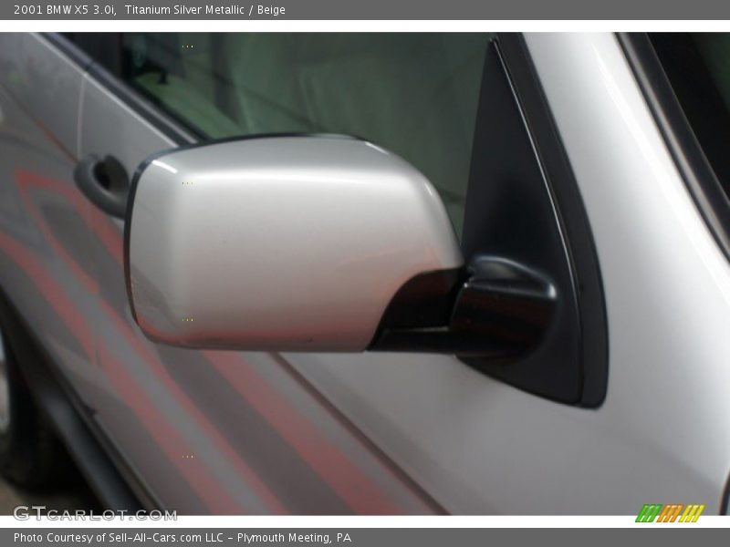 Titanium Silver Metallic / Beige 2001 BMW X5 3.0i
