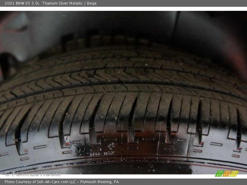 Titanium Silver Metallic / Beige 2001 BMW X5 3.0i