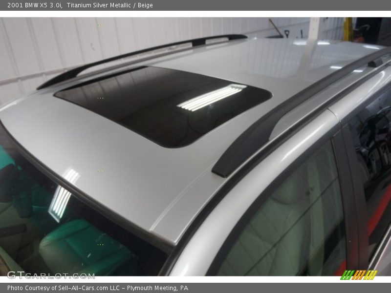 Titanium Silver Metallic / Beige 2001 BMW X5 3.0i