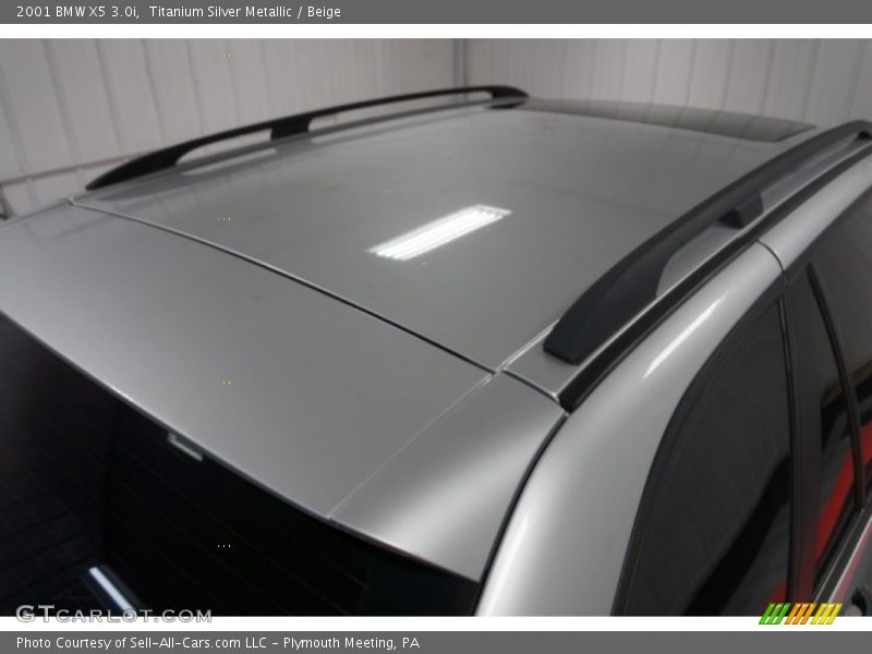 Titanium Silver Metallic / Beige 2001 BMW X5 3.0i