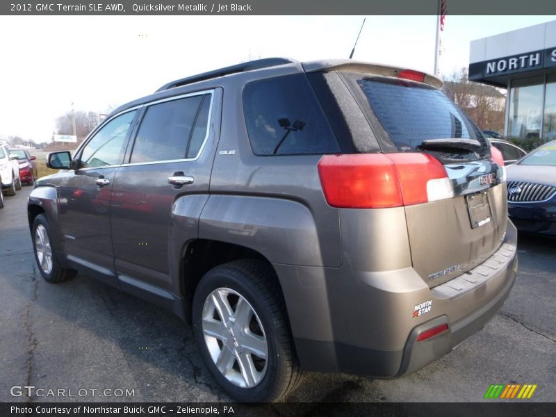 Quicksilver Metallic / Jet Black 2012 GMC Terrain SLE AWD