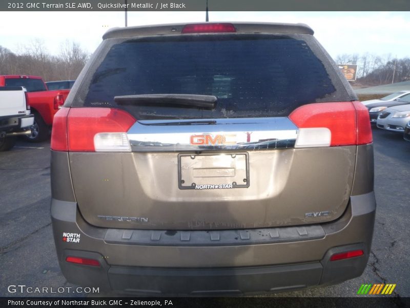 Quicksilver Metallic / Jet Black 2012 GMC Terrain SLE AWD