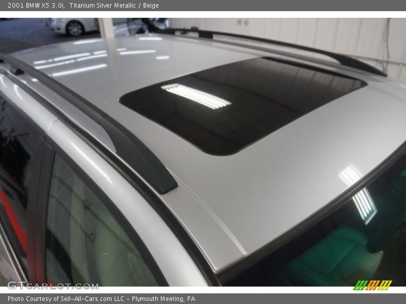 Titanium Silver Metallic / Beige 2001 BMW X5 3.0i