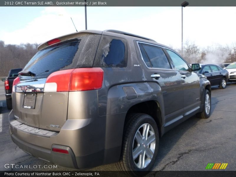 Quicksilver Metallic / Jet Black 2012 GMC Terrain SLE AWD