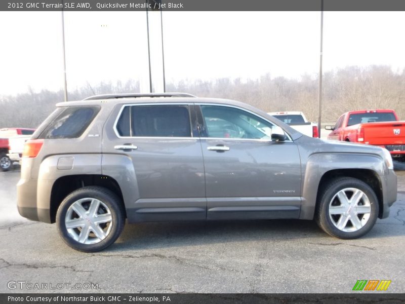 Quicksilver Metallic / Jet Black 2012 GMC Terrain SLE AWD
